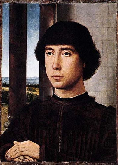 Portrait of a Man at a Loggia, Hans Memling